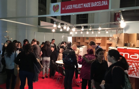 Stand Laser Project + Made Makerspace en Handmade Festival