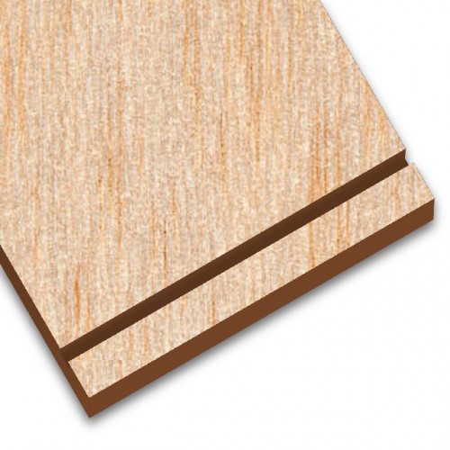 Plancha de madera contrachapada para moldear con láser