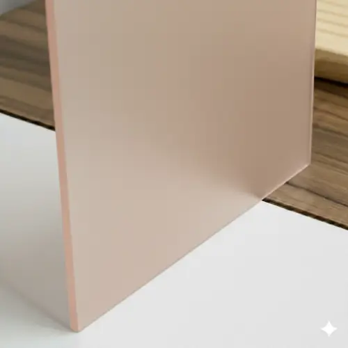 Metacrilato mate de color rosa