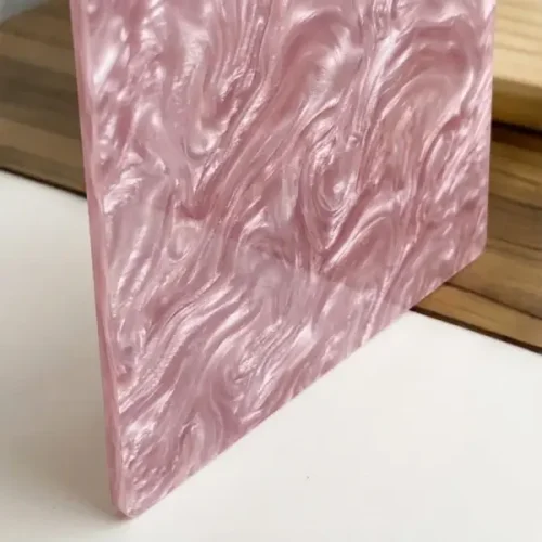 Metacrilato nacarado rosa